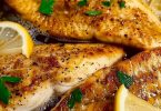 Pan seared fish filets