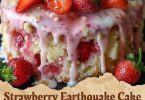Strawberry Seismic Cake